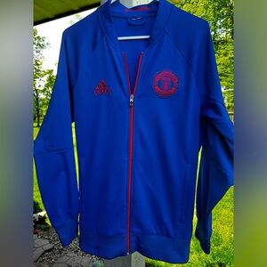 Men’s Adidas Royal Manchester United Anthem Jacket